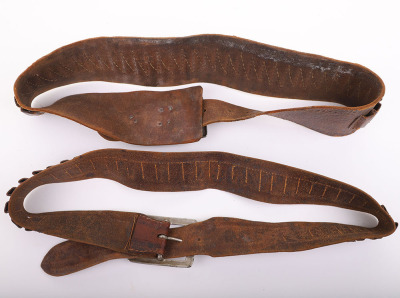 Ex. Wyatt Earp estate Lot of 2 period pistols belts - 4