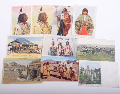 Large lot of western themes post card and tobacco cards - 3
