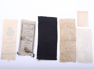 Lot of 4 period mourning ribbons - 2