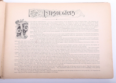 1893 Chicago Worlds Fair souvenir album and pass belonging to Wyatt Earp - 5
