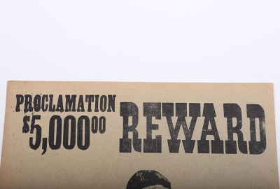 Reward poster for Poncho Villa - 3