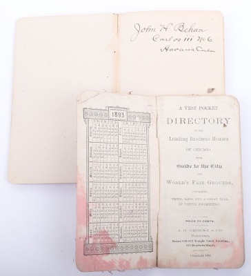 2 period notebooks first belonging to James Earp - 5