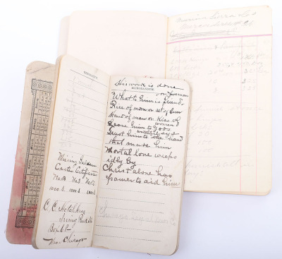 2 period notebooks first belonging to James Earp - 6