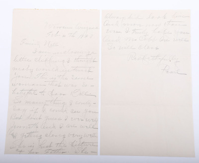 2-page letter from Pearl Star.
