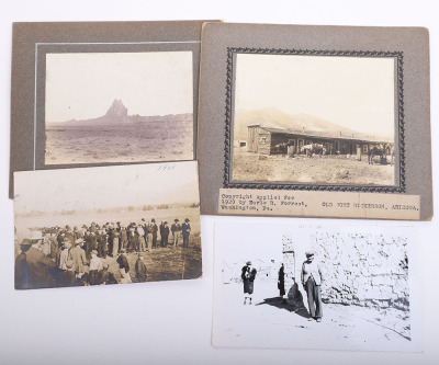 Photography lot consisting of 2 western views by photographer Earl R. Forreste