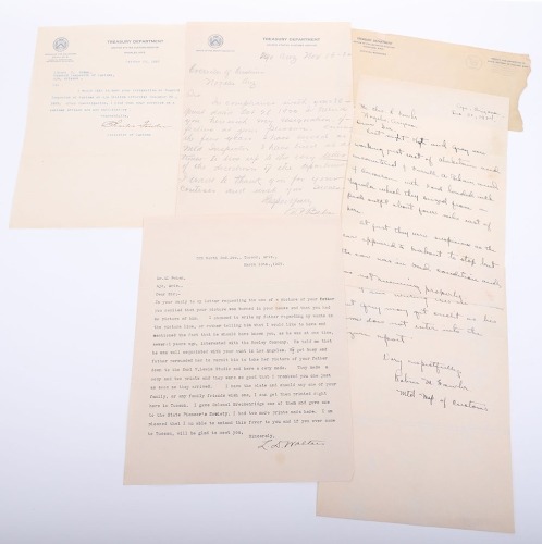 Letters pertaining to John Behan