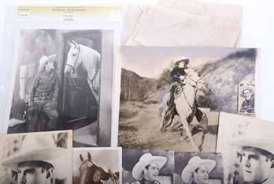 Lot of photos of Ken Maynard silent film cowboy star - 2