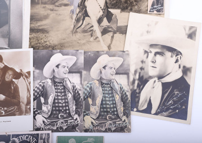 Lot of photos of Ken Maynard silent film cowboy star - 3