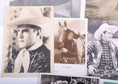 Lot of photos of Ken Maynard silent film cowboy star - 4