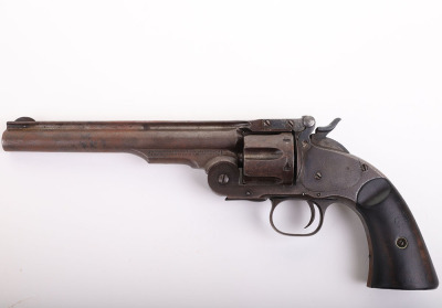 1875 Model Smith and Wesson Schofield Revolver, Serial No. 5476, Carried and Lost by Frank James at the Northfield Bank Robbery, Northfield Minnesota, September 7th. 1876 - 9