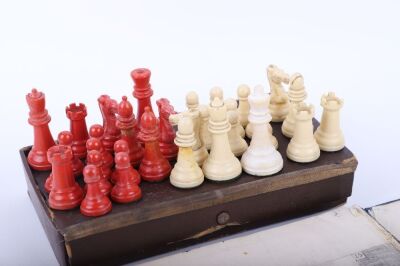 Chess set and book “Atlas of avian anatomy” once belonging to Robert Stroud, the infamous birdman while an inmate at Alcatraz Prison - 3