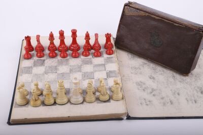 Chess set and book “Atlas of avian anatomy” once belonging to Robert Stroud, the infamous birdman while an inmate at Alcatraz Prison - 8