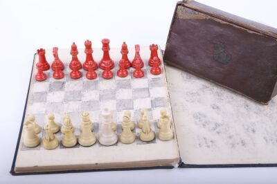 Chess set and book “Atlas of avian anatomy” once belonging to Robert Stroud, the infamous birdman while an inmate at Alcatraz Prison - 10