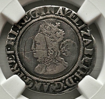 NGC - Elizabeth I (1558-1603), Third and fourth issues 1561-77, Sixpence, 1561