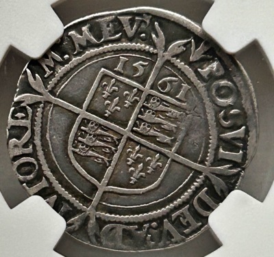 NGC - Elizabeth I (1558-1603), Third and fourth issues 1561-77, Sixpence, 1561 - 2