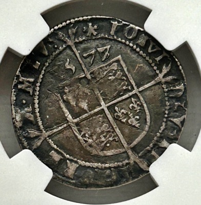 NGC - Elizabeth I (1558-1603), Third and fourth issues 1561-77, Sixpence, 1577/6 - 2