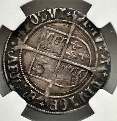 NGC - Henry VIII (1509-1547), Second Coinage 1526-44, Groat - 2