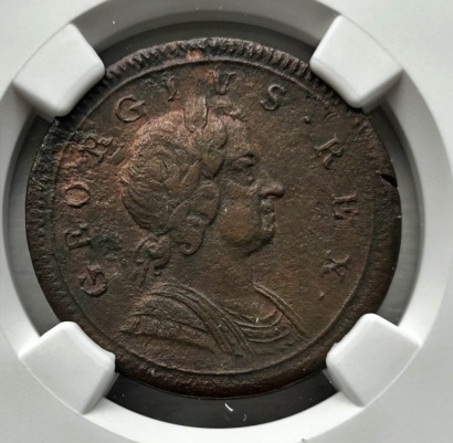 NGC Ð George I (1714-27) Halfpenny 1723