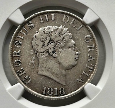 NGC Ð George III (1760-1820), Halfcrown 1818