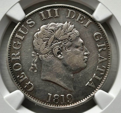 NGC Ð George III (1760-1820), Halfcrown 1819