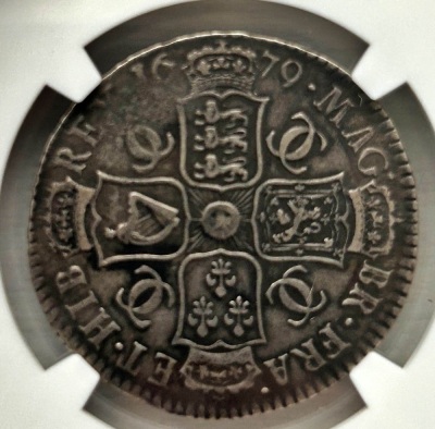 NGC Ð Charles II (1660-85), Halfcrown, 1679 - 2