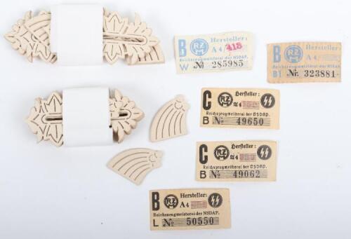 Reproduction Rzm Labels Third Reich Army Generals Manufacture Card Templates and RZM Paper Labels