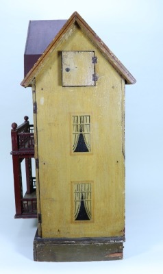 A Moritz Gottschalk red roof dolls house and contents, German circa 1920s, - 3