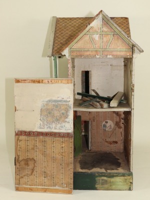 A Moritz Gottschalk model 3580 wooden dolls house, German circa 1905, - 3