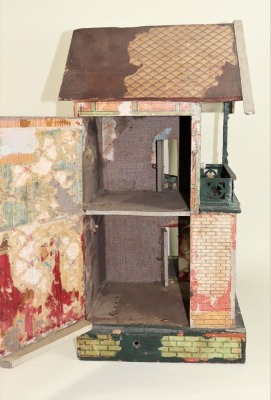 A Moritz Gottschalk model 3580 wooden dolls house, German circa 1905, - 4