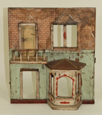 A Moritz Gottschalk model 3580 wooden dolls house, German circa 1905, - 8