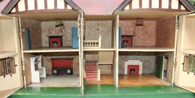 A Tri-ang No.93 large Dolls House in Tudor style, English 1930s, - 2