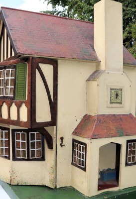 A Tri-ang No.93 large Dolls House in Tudor style, English 1930s, - 4