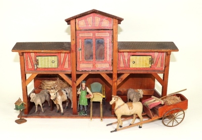 A Moritz Gottschalk stables, German circa 1905,