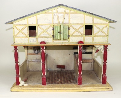 A large Christian Hacker model 1414/4 stables, German circa 1900,