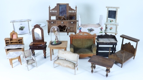 Collection of various Dolls House furniture,