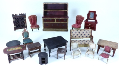 Collection of various Dolls House furniture, - 2