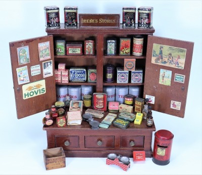 ‘Irene’s Stores’, a toy wooden grocery store, English 1930s,