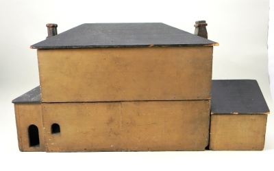 &lsquo;Shamrock House&rsquo; a fine and early wooden dolls house, probably Irish, late 18th century, - 2