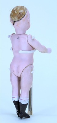 A rare Kestner all-bisque doll in original clothes, German circa 1900, - 3