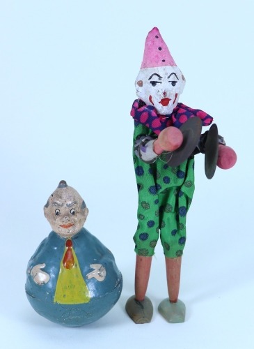 A Schoenhut Roly Poly Clown, American circa 1910,