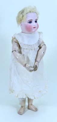 A very beautiful and rare ‘Bebe Modele’ Bru Brevete bisque head Bebe doll, by Leon Casimir Bru, French circa 1879, - 2