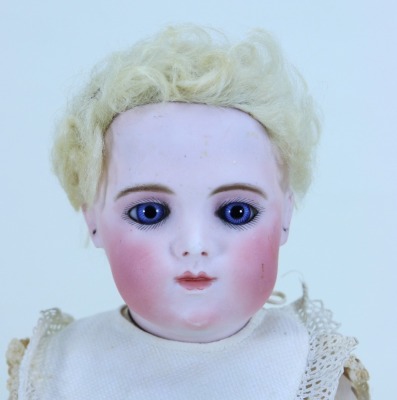 A very beautiful and rare ‘Bebe Modele’ Bru Brevete bisque head Bebe doll, by Leon Casimir Bru, French circa 1879, - 3