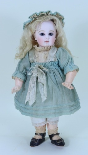 Emile Jumeau, bisque head Bebe doll, size 4, French circa 1880,