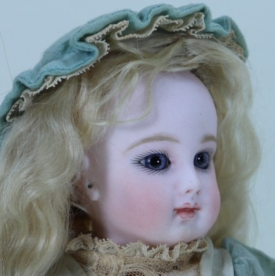 Emile Jumeau, bisque head Bebe doll, size 4, French circa 1880, - 2