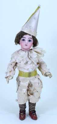 A beautiful Bru Jne bisque head Bebe doll , size 7, by Leon Casimir Bru, French circa 1879,