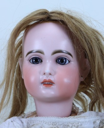 A Tete Jumeau bisque head Bebe, French 1895,