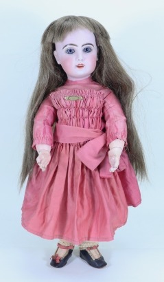 A Tete Jumeau bisque head doll, size 10, French circa 1900,