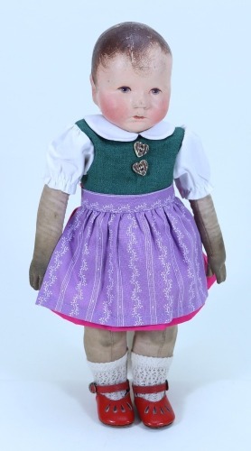 Scarce Kathe Kruse ‘Du Mein’ doll VII, German circa 1928,