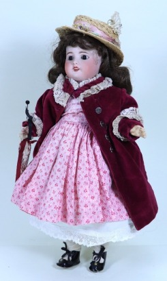 An S.F.B.J 60 bisque head doll, French circa 1910,