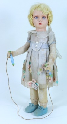 A Lenci ‘Skipping’ felt doll, Italian circa 1930,